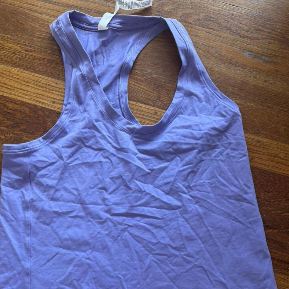 Purple lululemon tank top activewear